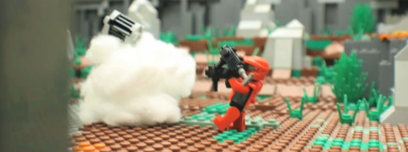 Illustration for article titled 25-Minute Lego Halo Fan Movie: Watch the Trailer!